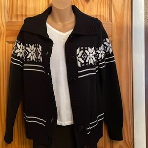 Studio works button up cardigan sweater